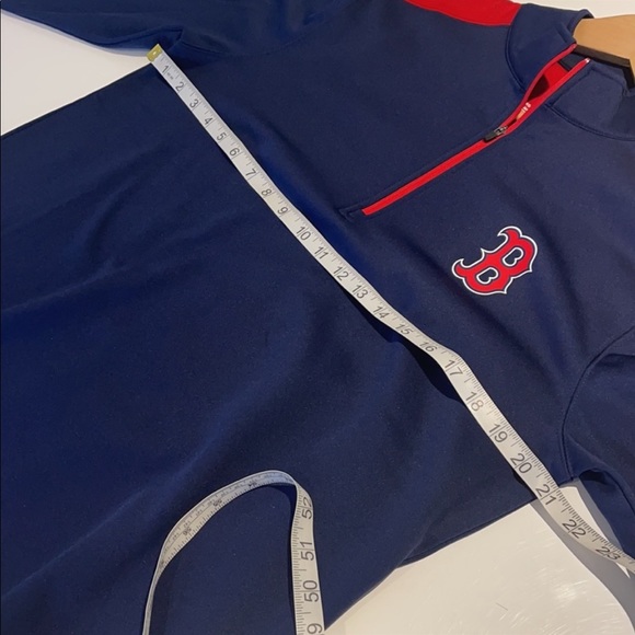 Boston Red Sox 1/4 Pullover Sweater - Size Medium - Picture 5 of 6